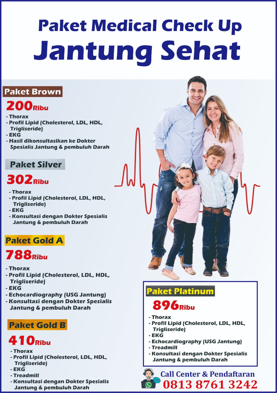 Paket Medical Chekcup  Jantung Sehat